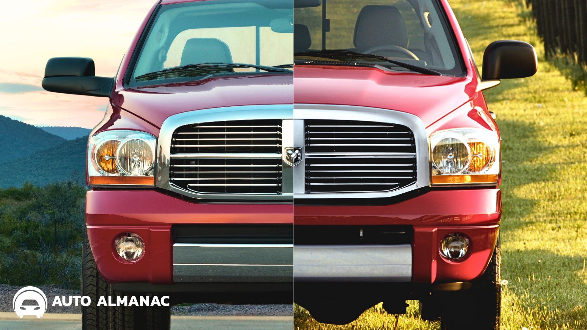 Which model years of the Dodge Ram have interchangeable parts