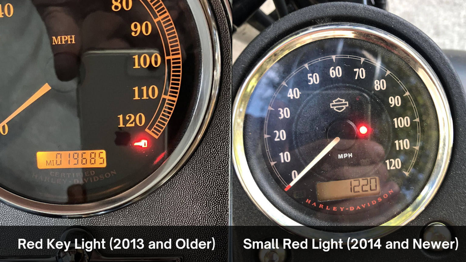 What does the red key light on a Harley-Davidson mean? [ANSWERED]
