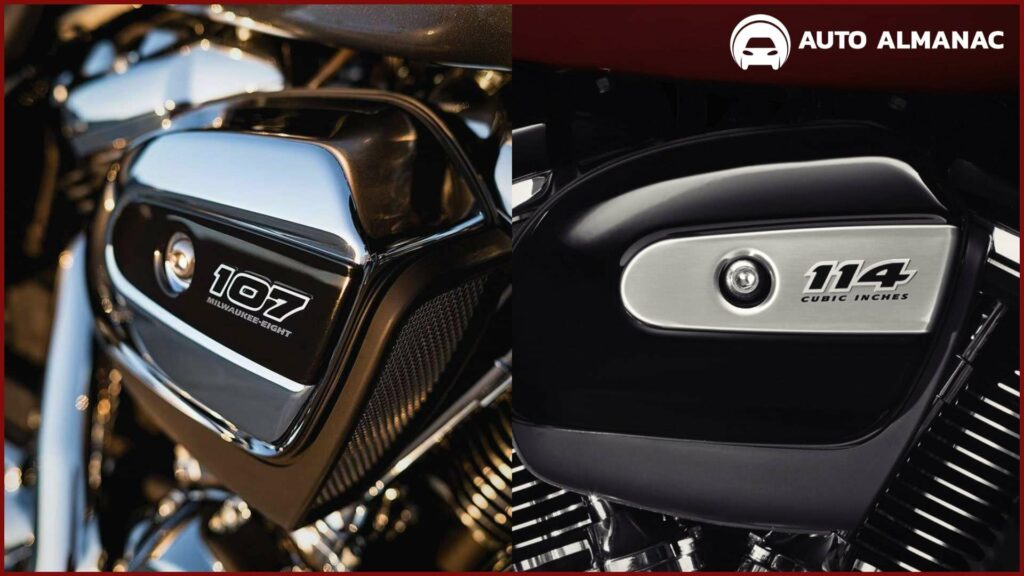Harley Milwaukee Eight 107 vs 114