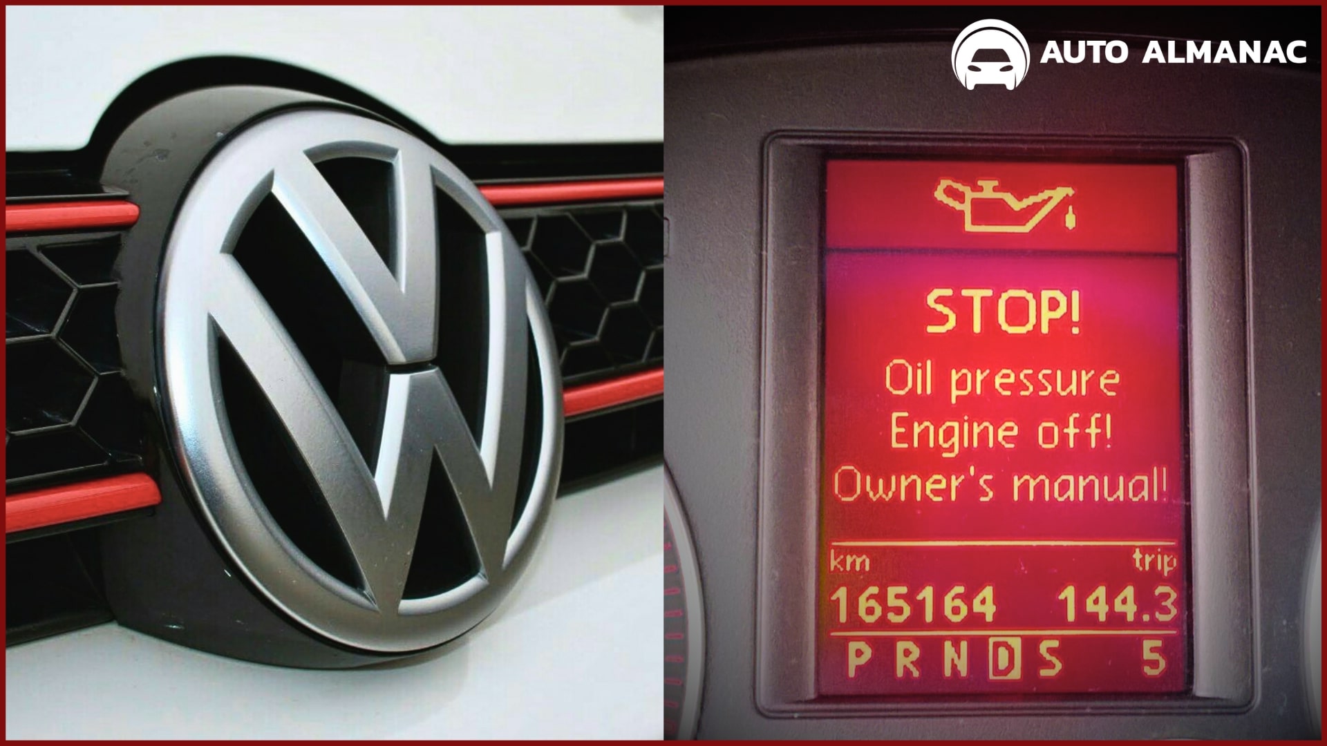 What does oil pressure engine off on a VW mean? [CAUSES & FIXES]